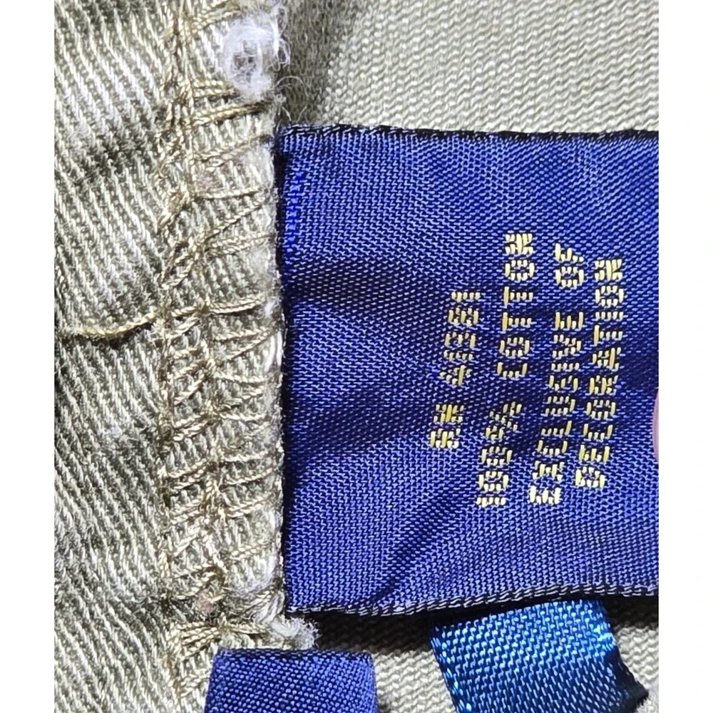 Polo Ralph Lauren Mens Khaki Pants 36x30‎ Cotton Casual Trousers